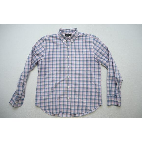 Bonobos Dress Shirt Standard Fit Plaid Casual Button Up Mens Sz Medium Short - Picture 5 of 7